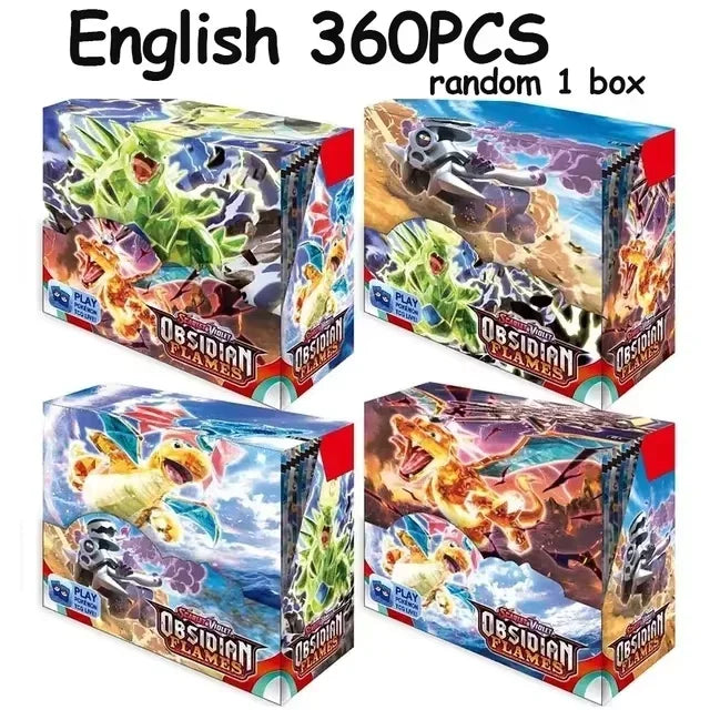 ★Newest 324Pcs Pokemon Cards Sun & Moon XY Evolutions Pokemon Booster Box Collectible Tradiner Card Game toy for children！