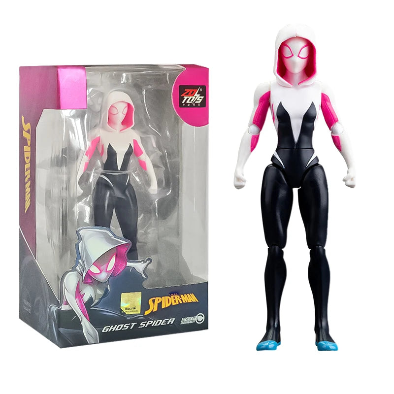 Original Avengers Legends Figure Toy Doll Spider Captain Big Miles Morales Thanos Iron Man Ghost Hulk Thor Falcon Ornament