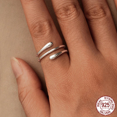 BAMOER Twist Eternity Band close-up