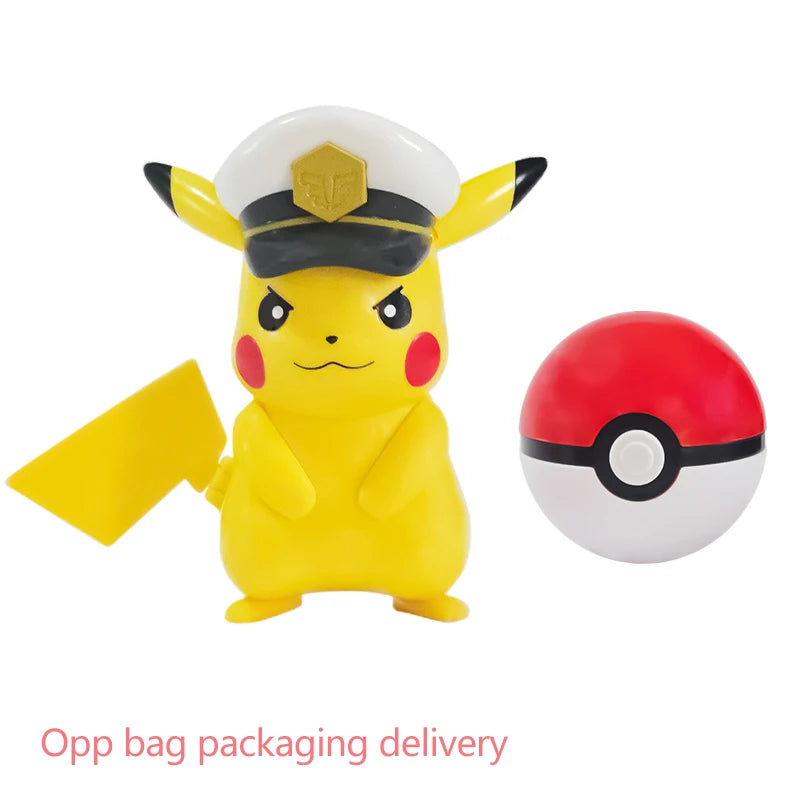22 Styles Pokemon Action Figure Poke Ball Toy Doll Pikachu Eevee Gyarados Charizard Mew Mewtwo Elf Pocket Monster Pokeball Model