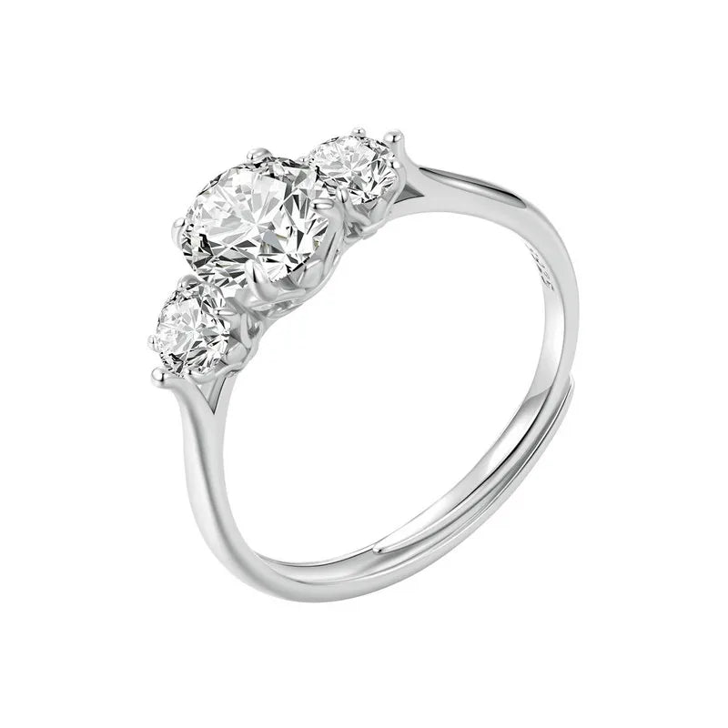 BAMOER 1.6ct Moissanite Engagement Ring