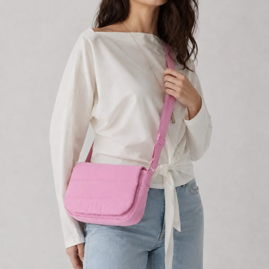 Small Quilted Flap Bag close-up