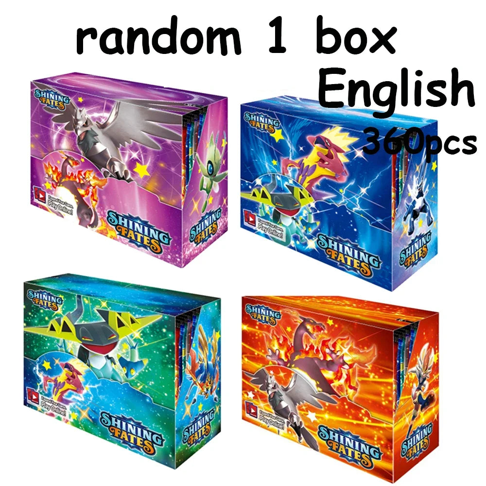 ★Newest 324Pcs Pokemon Cards Sun & Moon XY Evolutions Pokemon Booster Box Collectible Tradiner Card Game toy for children！