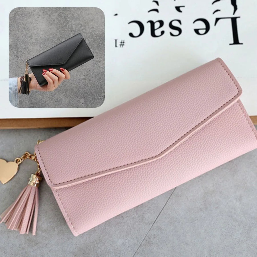 Women's Long PU Leather Wallet