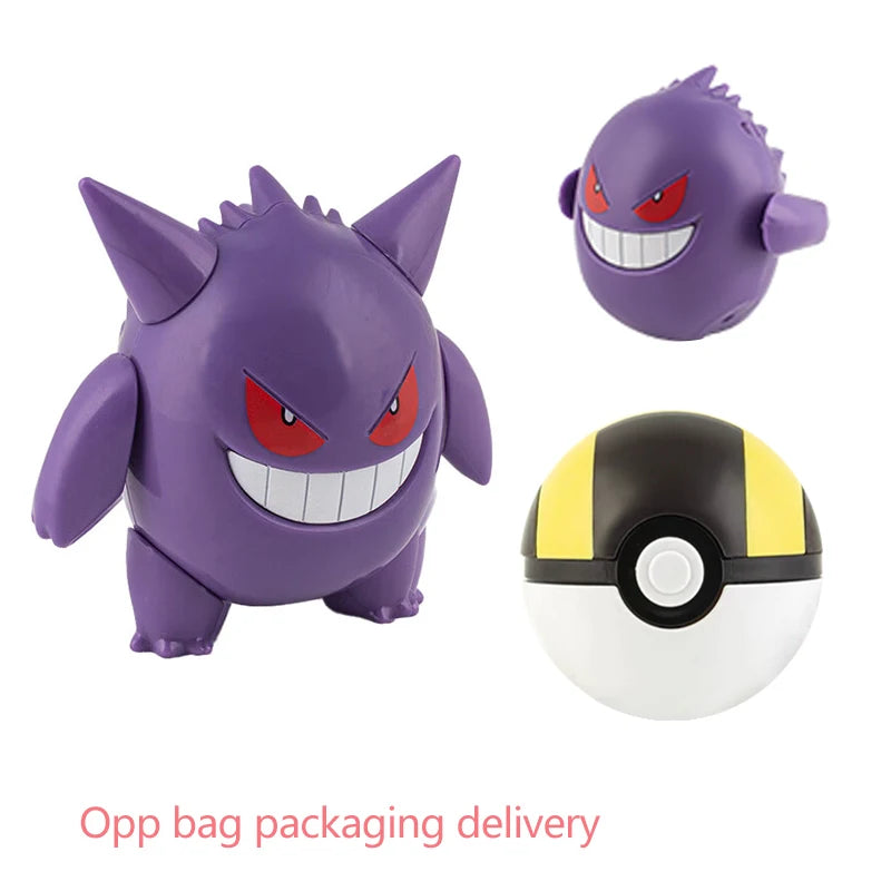 22 Styles Pokemon Action Figure Poke Ball Toy Doll Pikachu Eevee Gyarados Charizard Mew Mewtwo Elf Pocket Monster Pokeball Model