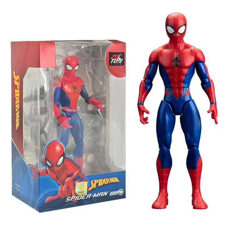 Original Avengers Legends Figure Toy Doll Spider Captain Big Miles Morales Thanos Iron Man Ghost Hulk Thor Falcon Ornament