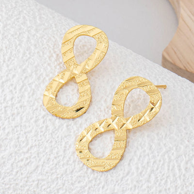 Infinity Leaf Necklace & Earring Set styling shot