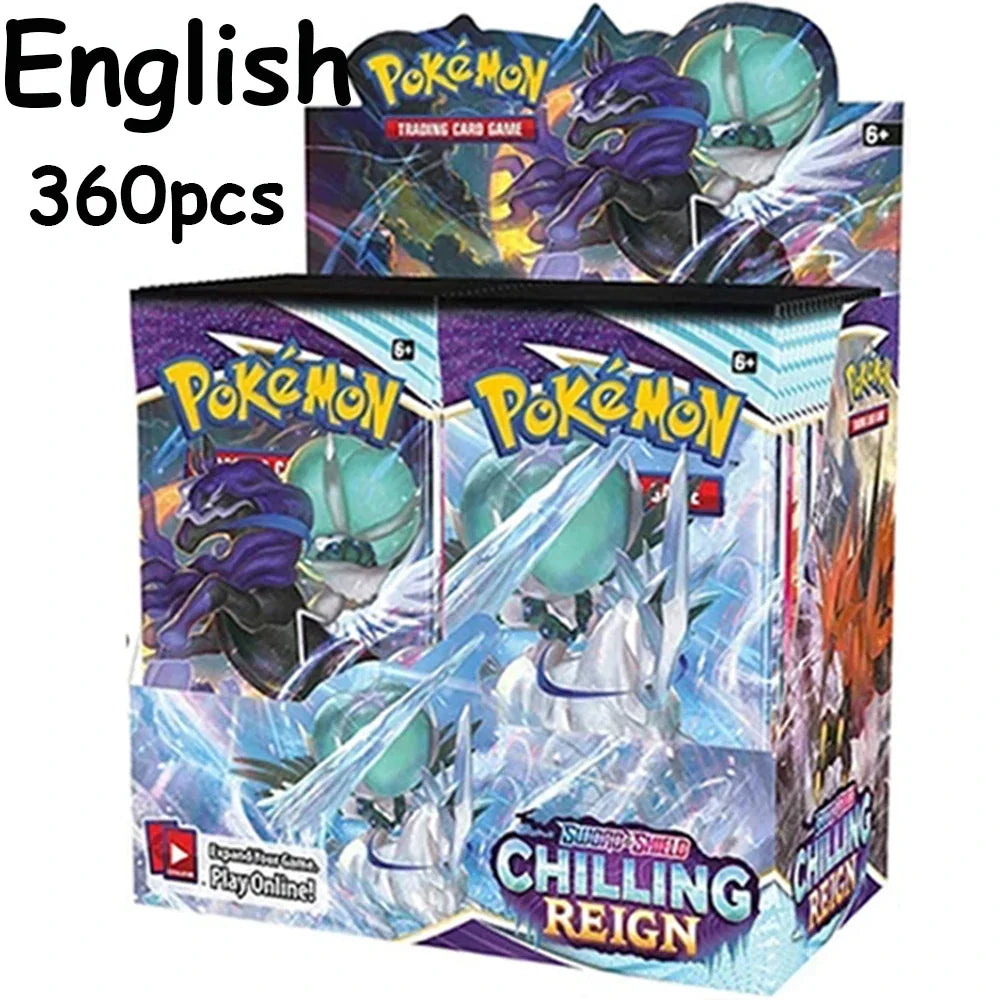 ★Newest 324Pcs Pokemon Cards Sun & Moon XY Evolutions Pokemon Booster Box Collectible Tradiner Card Game toy for children！