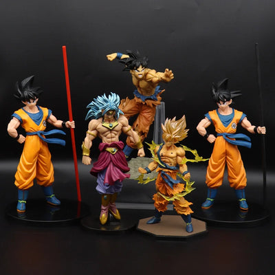 Dragon Ball Z Super Saiyan Anime Figurine Model Gillen Rose Goku Broly Vegeta Ultra Instinct DBZ Action Figures Collection Toy