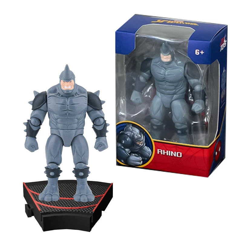 ZDTDS 10CM Avengers Figure Rival Rhino Thanos Ghost Man Scarlet Venom Octopus Iron Spider Captain Hulk Legends Toy Doll Figurine