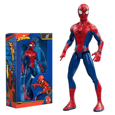 Original Avengers Legends Figure Toy Doll Spider Captain Big Miles Morales Thanos Iron Man Ghost Hulk Thor Falcon Ornament