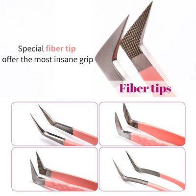 Elvoria LashPoint Precision Tweezers size reference