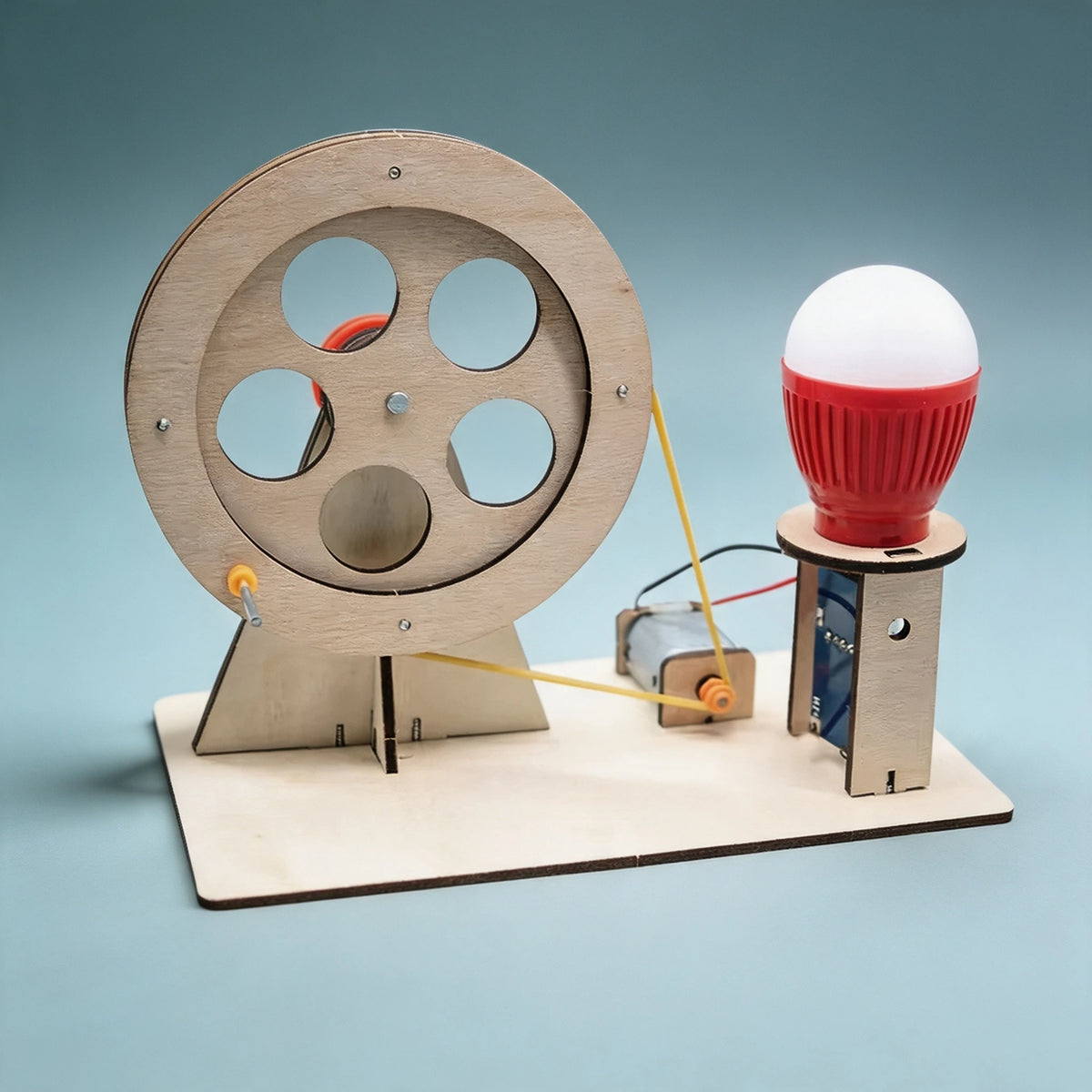 Hand-Crank Generator STEM Kit size reference