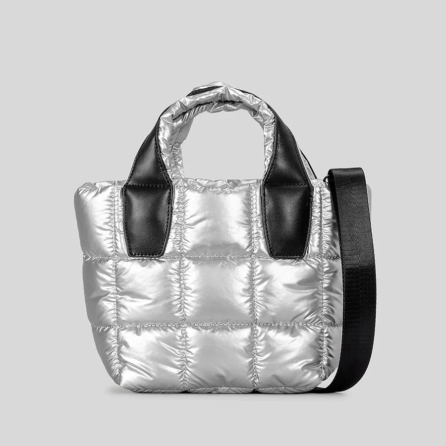 Quilted Puffer Crossbody Bag interior view