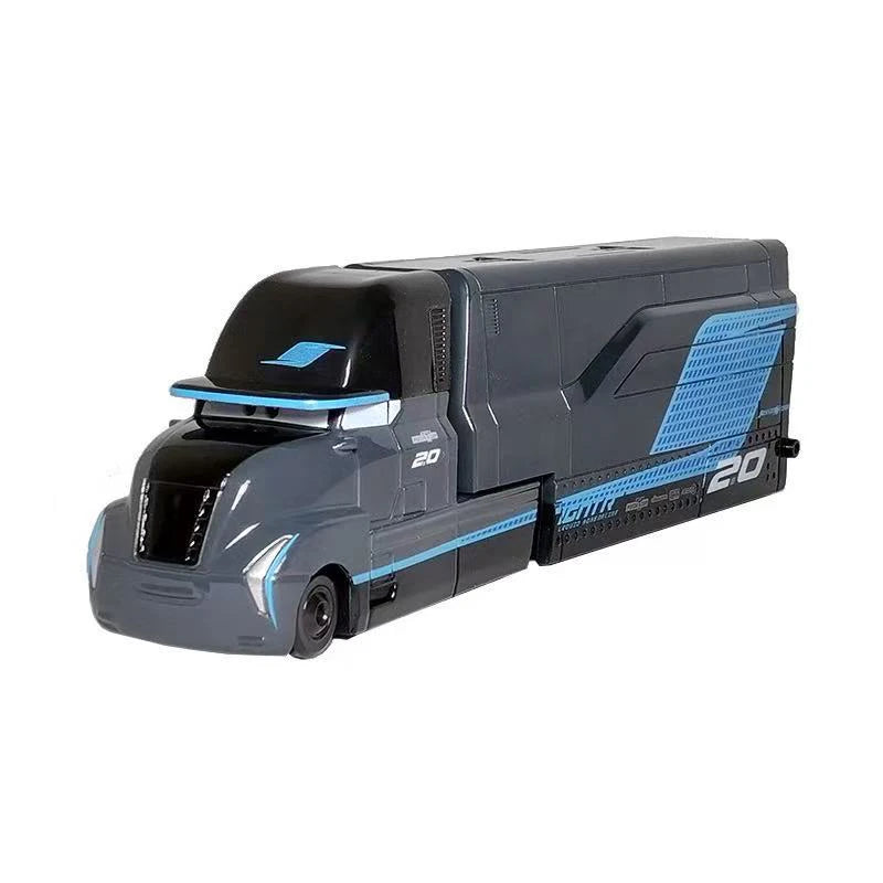 Pixar Cars Truck Birthday Gifts Mobilization Jackson Cool Sister Francisc Container Truck Set Car Model Toy Truck Ornaments