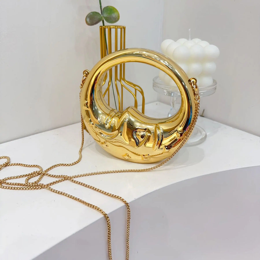 Novelty Face-Shaped Evening Clutch