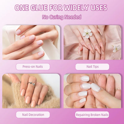 Super Strong Nail Glue on press-on nails