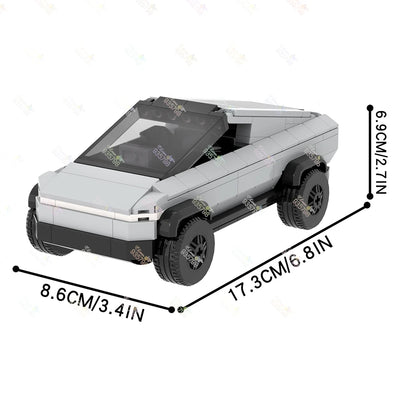 367PCS Creative Cybertruck Decoration Building Blocks DIY City Series Famous Brand Vehicle Models Assembly Toys For Kids MOC4132