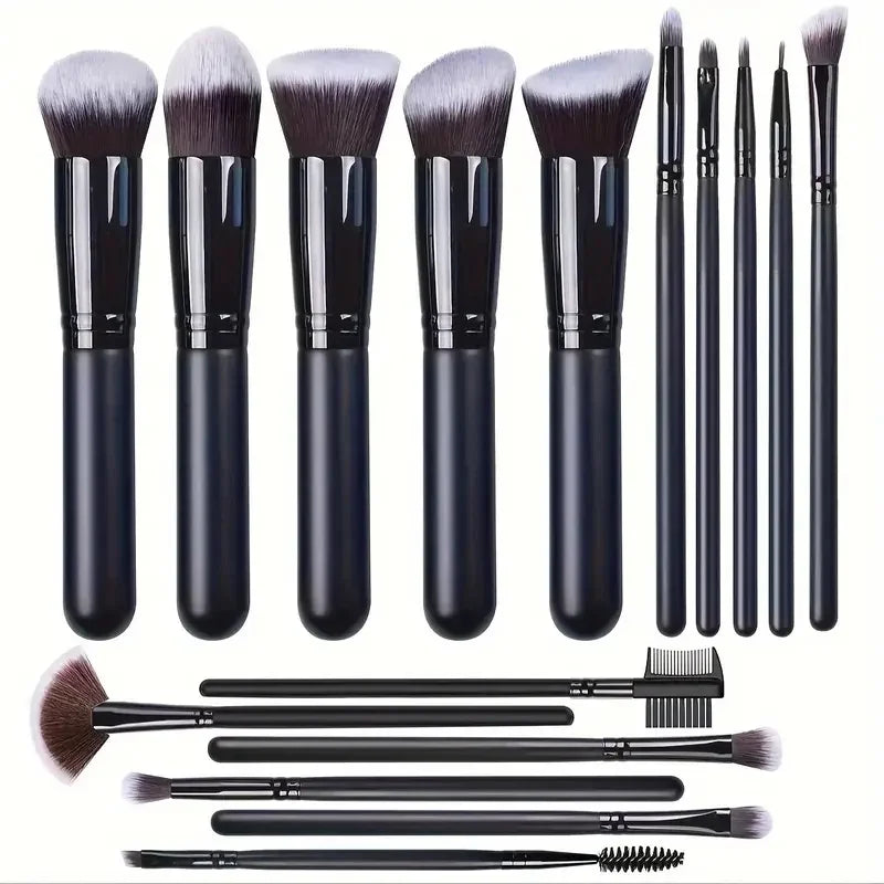 14-Piece Soft Fluffy Contour & Sculpting Brush Set contour brush detail