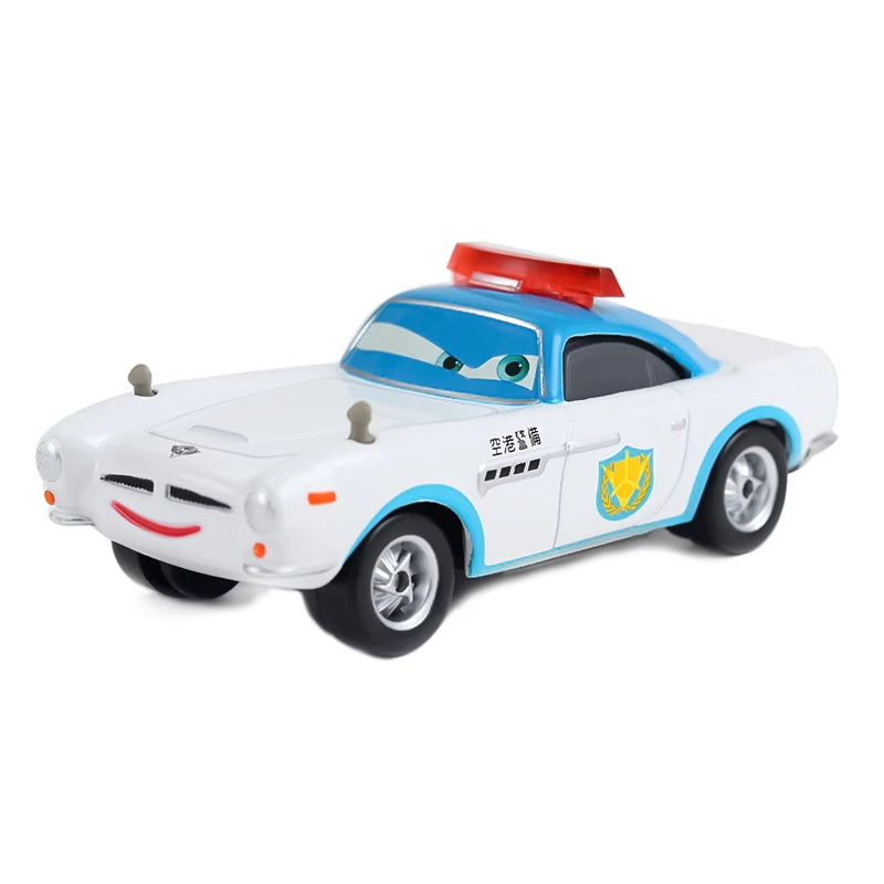 Pixar Cars 3 Model Car Toy White Police ATV Fire Engine Lightning McQueen Metal Alloy Diecast Car Model Children’s Toy Gifts