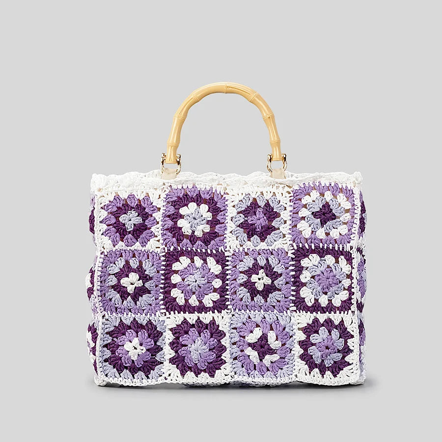 Bohemian Woven Beach Tote beach styling