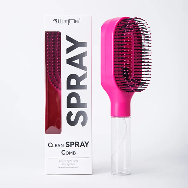 Mistavelle AquaComb Mist Brush mist spray detail