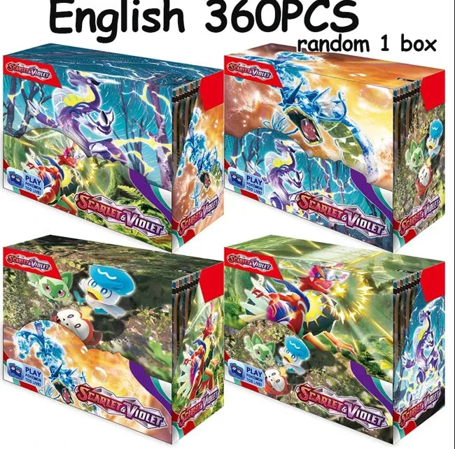 ★Newest 324Pcs Pokemon Cards Sun & Moon XY Evolutions Pokemon Booster Box Collectible Tradiner Card Game toy for children！