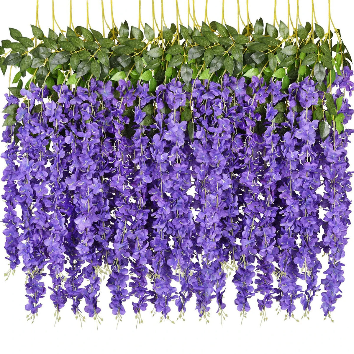 Floravelle Silk Orchid Garland texture detail