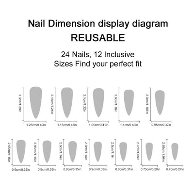 24CS Leopard Print French False Nails Colorful Gradient Almond Press on Nails Summer 3D Flowers with Pearl Fake Nails for Women