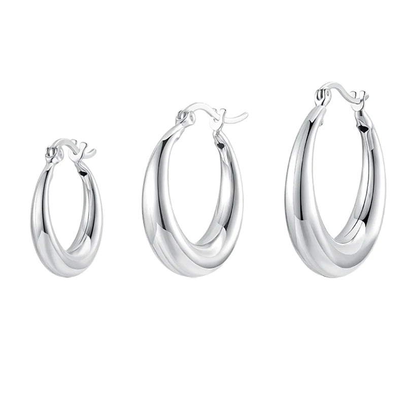 BAMOER Chunky Hoop Earrings