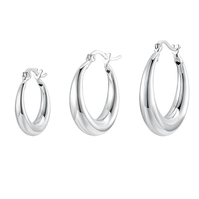 BAMOER Chunky Hoop Earrings
