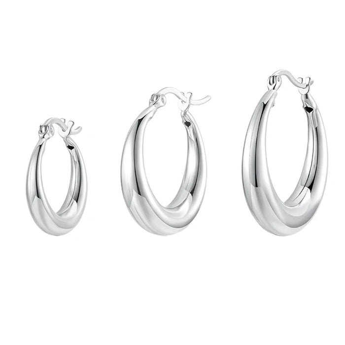 BAMOER Chunky Hoop Earrings