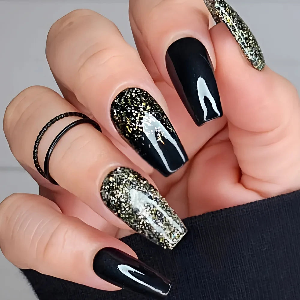 Velcrissa RougeVine Nails 24pc Medium Coffin Gothic Press-On Nails