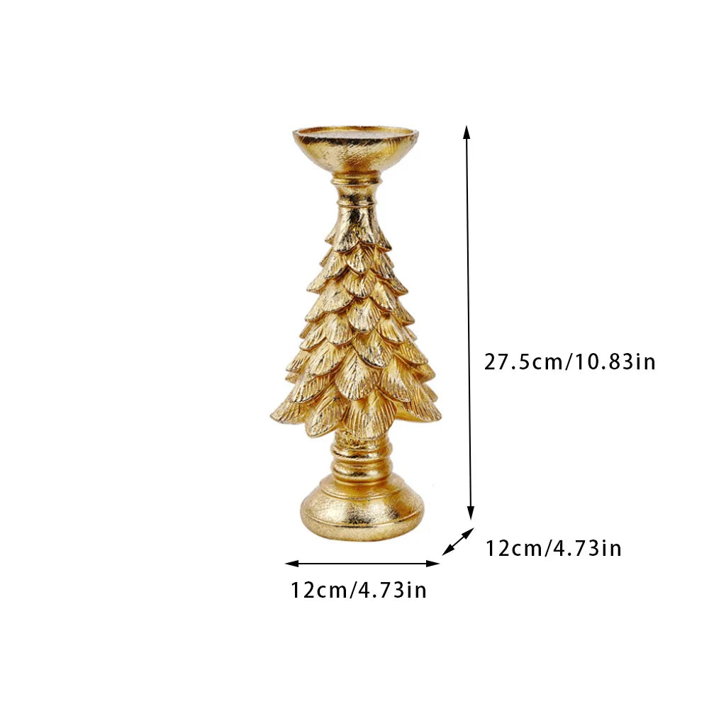 Christmas Tree Candle Holder styling shot