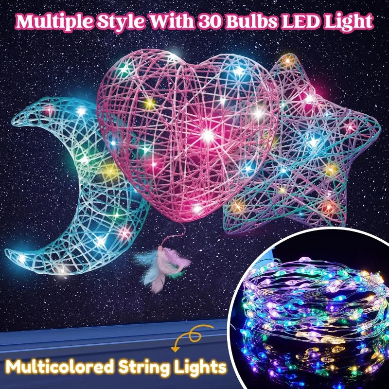 JOYFY 3D LED String Art Kit close-up