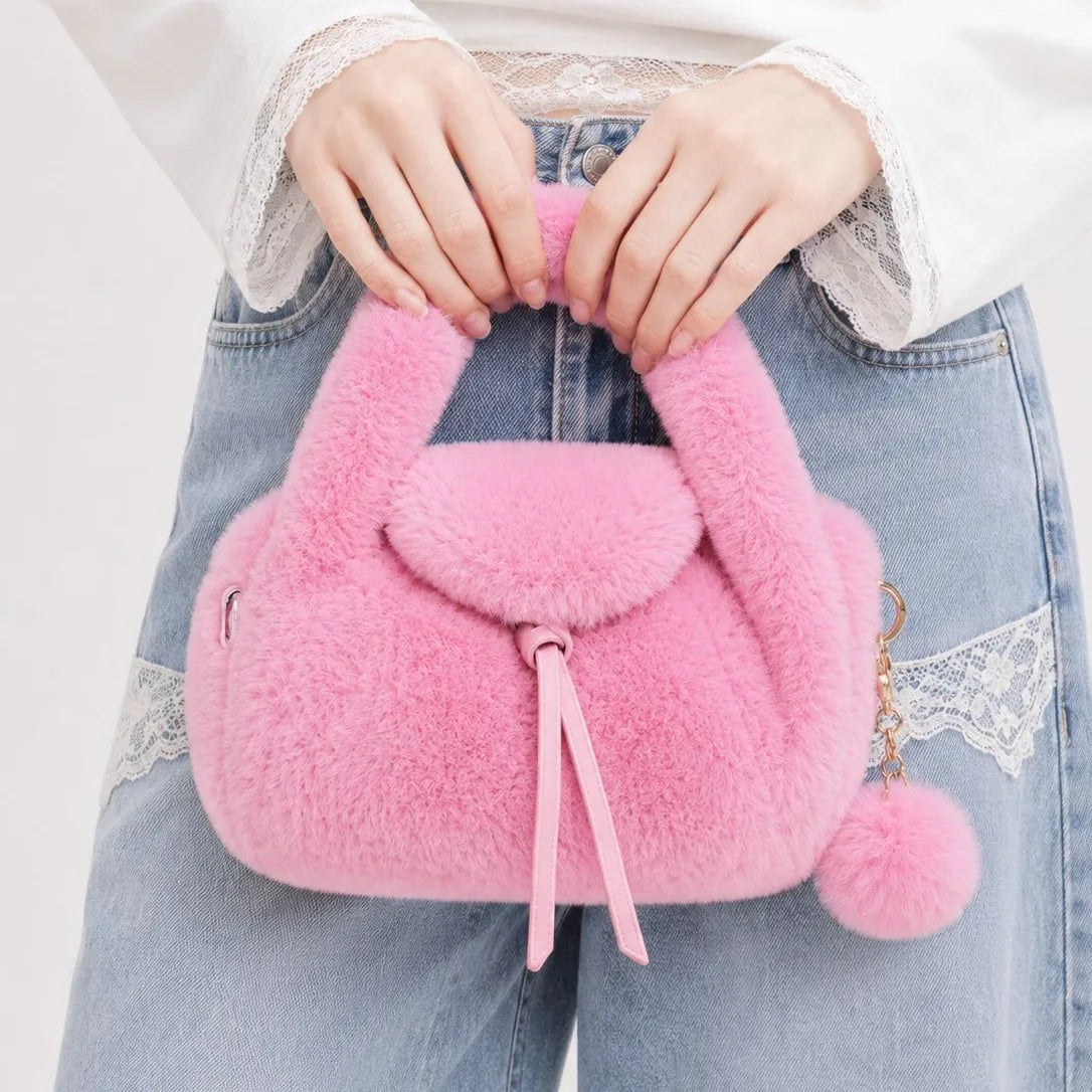 Dopamine Plush Crossbody Bag