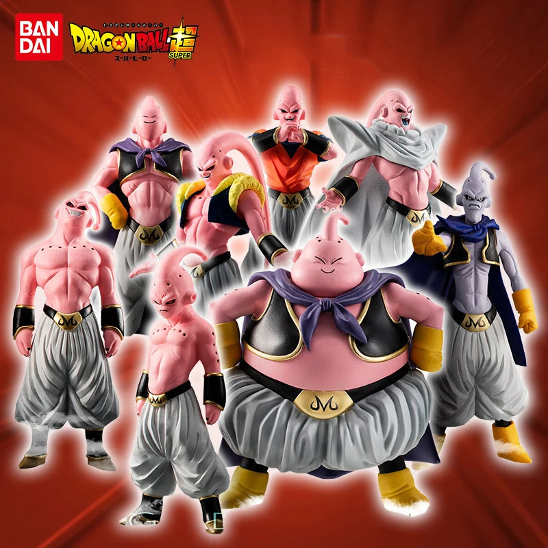 New 8pcs/Set Dragon Ball Z Anime Figure Majin Buu  Fat Buu PVC Action Figures Collection Model Toys For Children Adult Gifts
