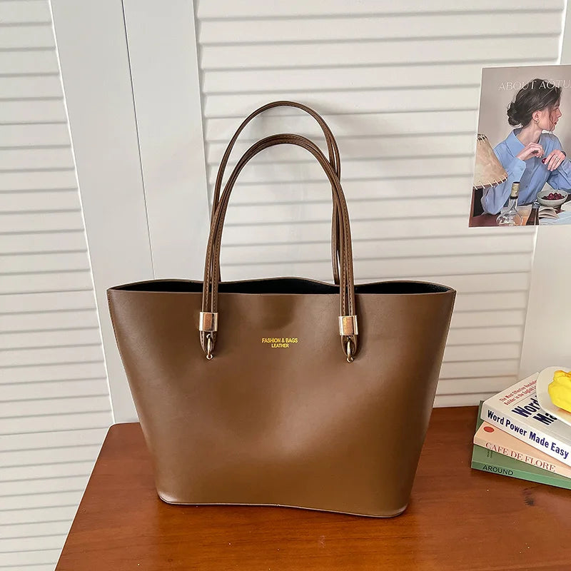 Women's PU Fashion Tote Bag lifestyle shot