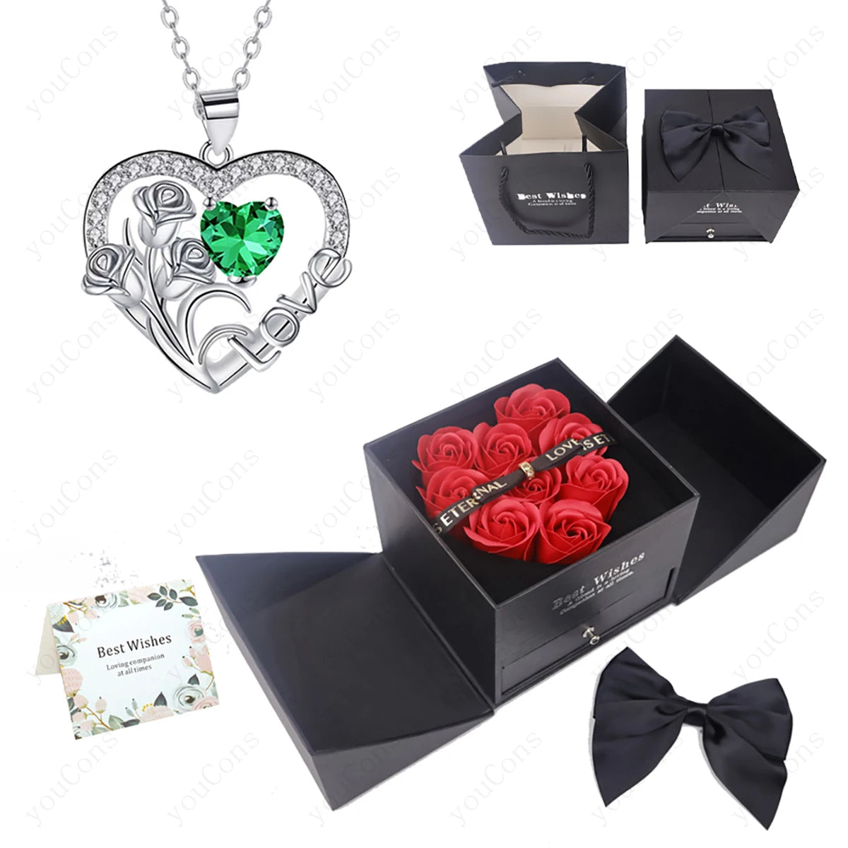Zircon Heart Necklace full design range