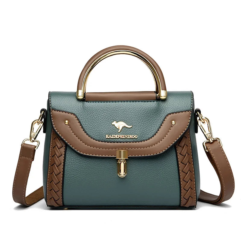 Faux Leather Crossbody Bag size reference