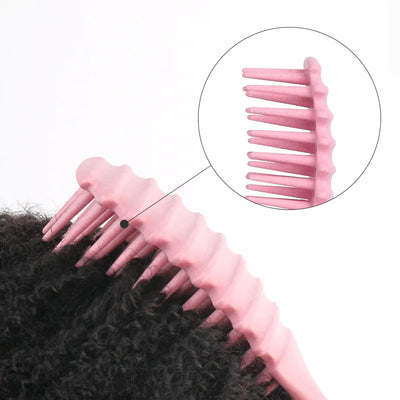 Curlivane FlexComb Curl Brush - Green