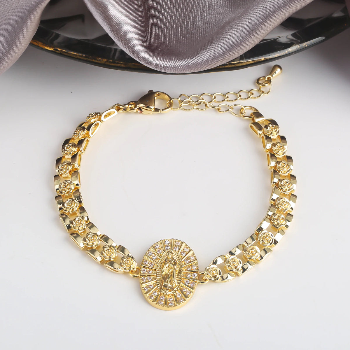 Rosette Virgin Mary Bracelet - Marielle