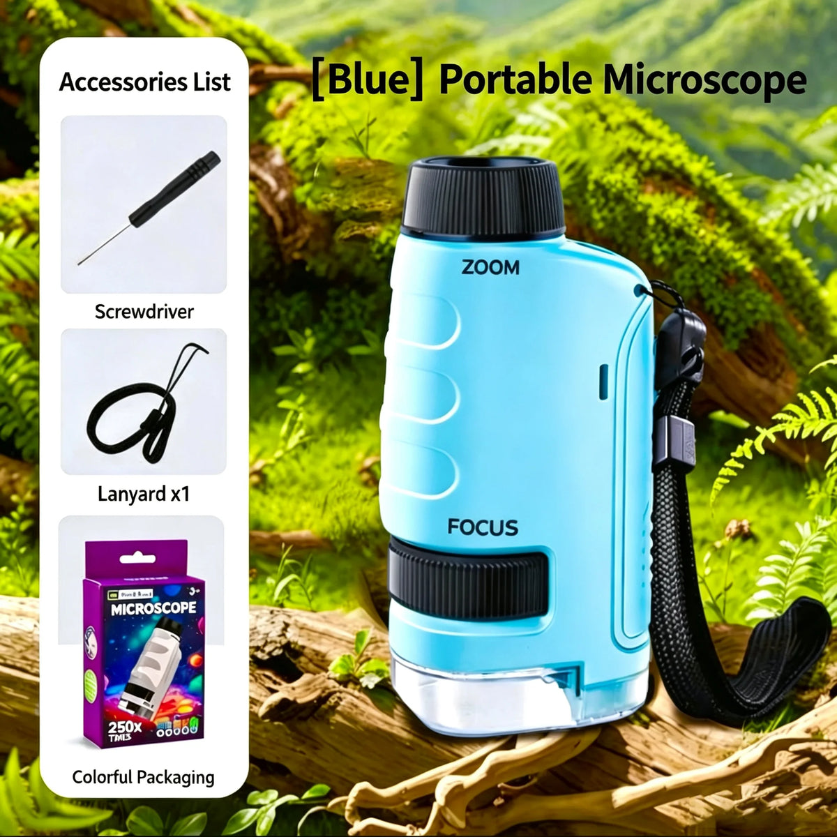Portable Outdoor Microscope Kit full colour range