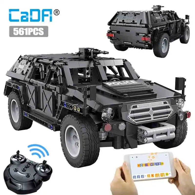SUV Police Vehicle Building Block Set