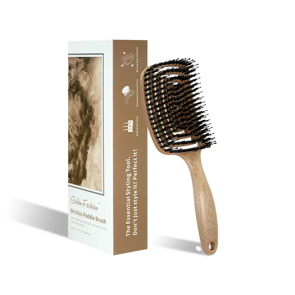 Bristella AirGlow Detangling Brush size reference