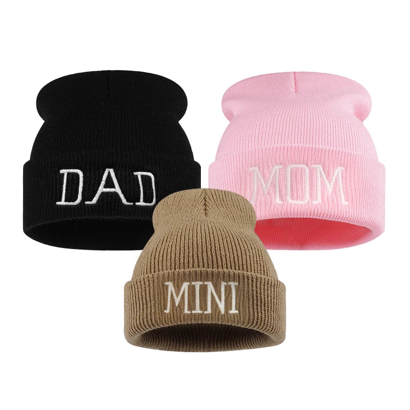 Family Bond Matching Beanie Set close-up