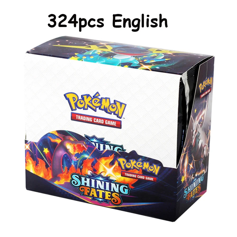 ★Newest 324Pcs Pokemon Cards Sun & Moon XY Evolutions Pokemon Booster Box Collectible Tradiner Card Game toy for children！