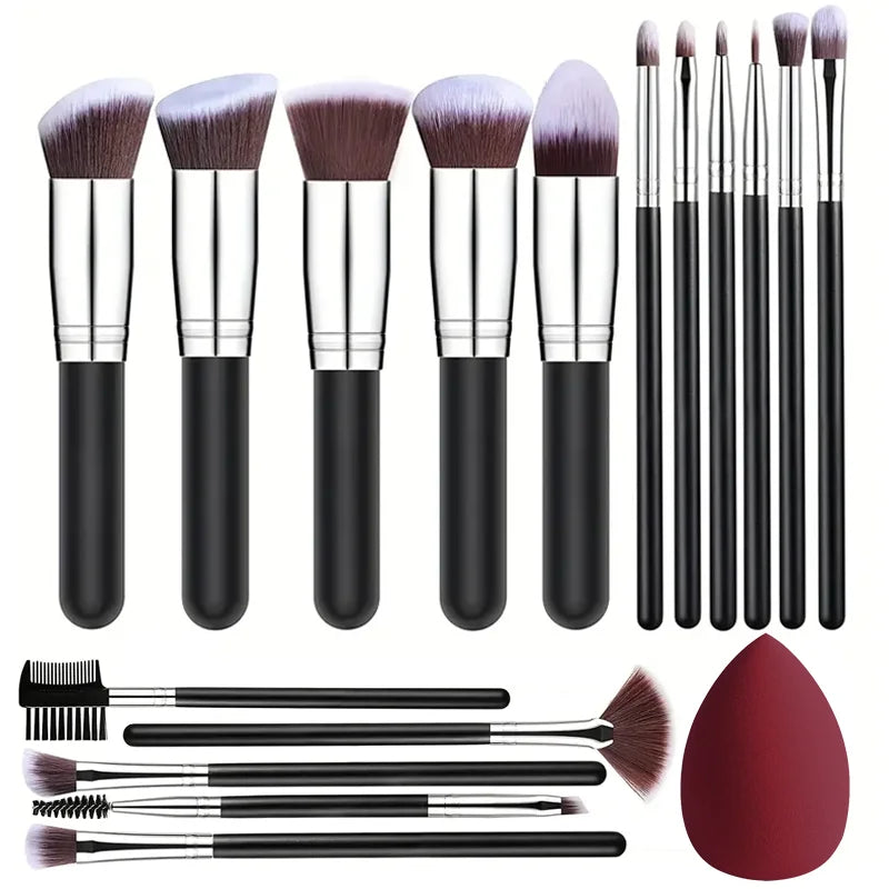 Aurevia ProBlend Makeup Brush Set angle view