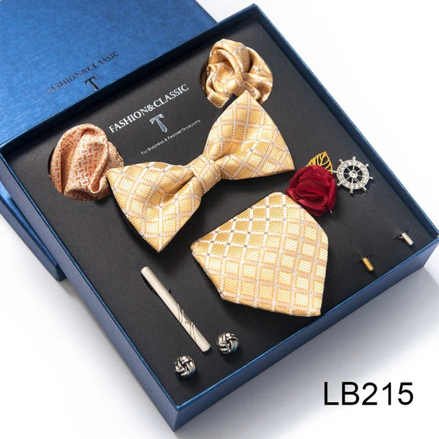 Silvane Luxe Men's Tie Set knot detail