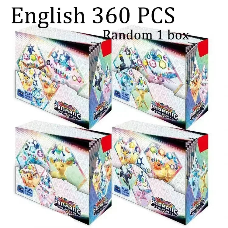 ★Newest 324Pcs Pokemon Cards Sun & Moon XY Evolutions Pokemon Booster Box Collectible Tradiner Card Game toy for children！